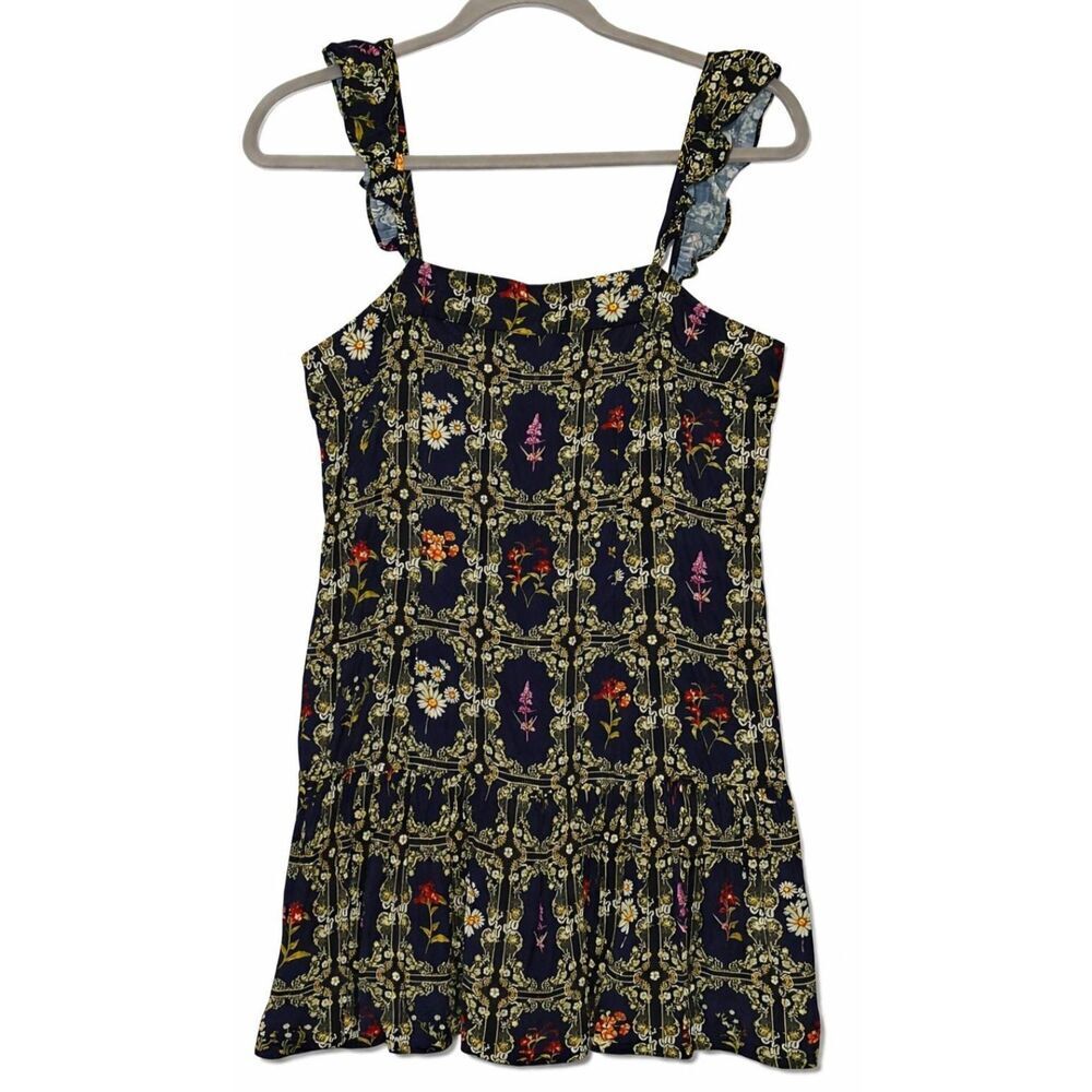 Agua bendita target womens medium shift dress batik boho beach romantic resort